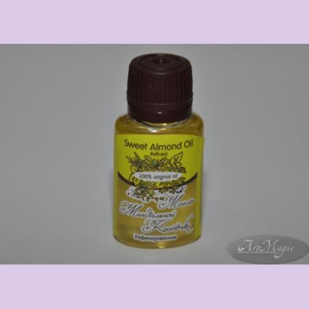 Масло МИНДАЛЬНОЙ КОСТОЧКИ/ Sweet Almond Oil Refined / рафинированное/ 20 ml